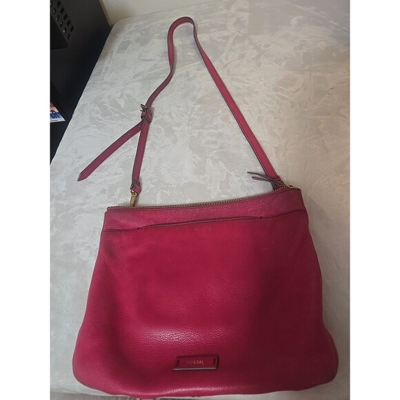 Fossil Crossbody Bag Red - Picture 1 of 7